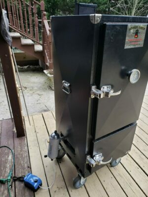 Backwoods Smoker Cabinet with Big Kahuna Cold Smoke Generator