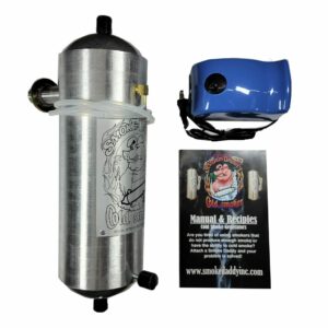 Cold smoke generator with air pump, a versatile tool for infusing a range of cold-smoked flavors into culinary creations