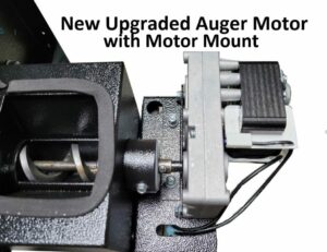 Heavy-duty auger motor for pellet grill, a robust component designed for reliable and efficient pellet feeding