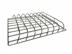 Stainless Steel 7-Section Rib Rack in Vertical Cabinet Smoker