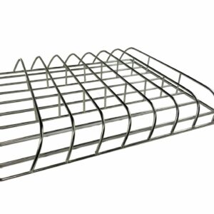 Stainless Steel 7-Section Rib Rack in Vertical Cabinet Smoker