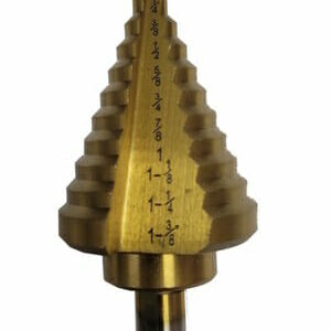 Step drill bit – a versatile tool for precision drilling in various materials with multiple size options