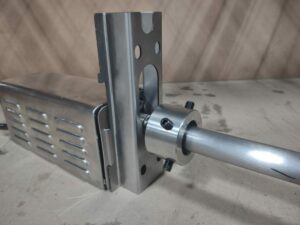 Versatile spit roaster rod adapter – designed to adapt to any size rod for customized grilling.