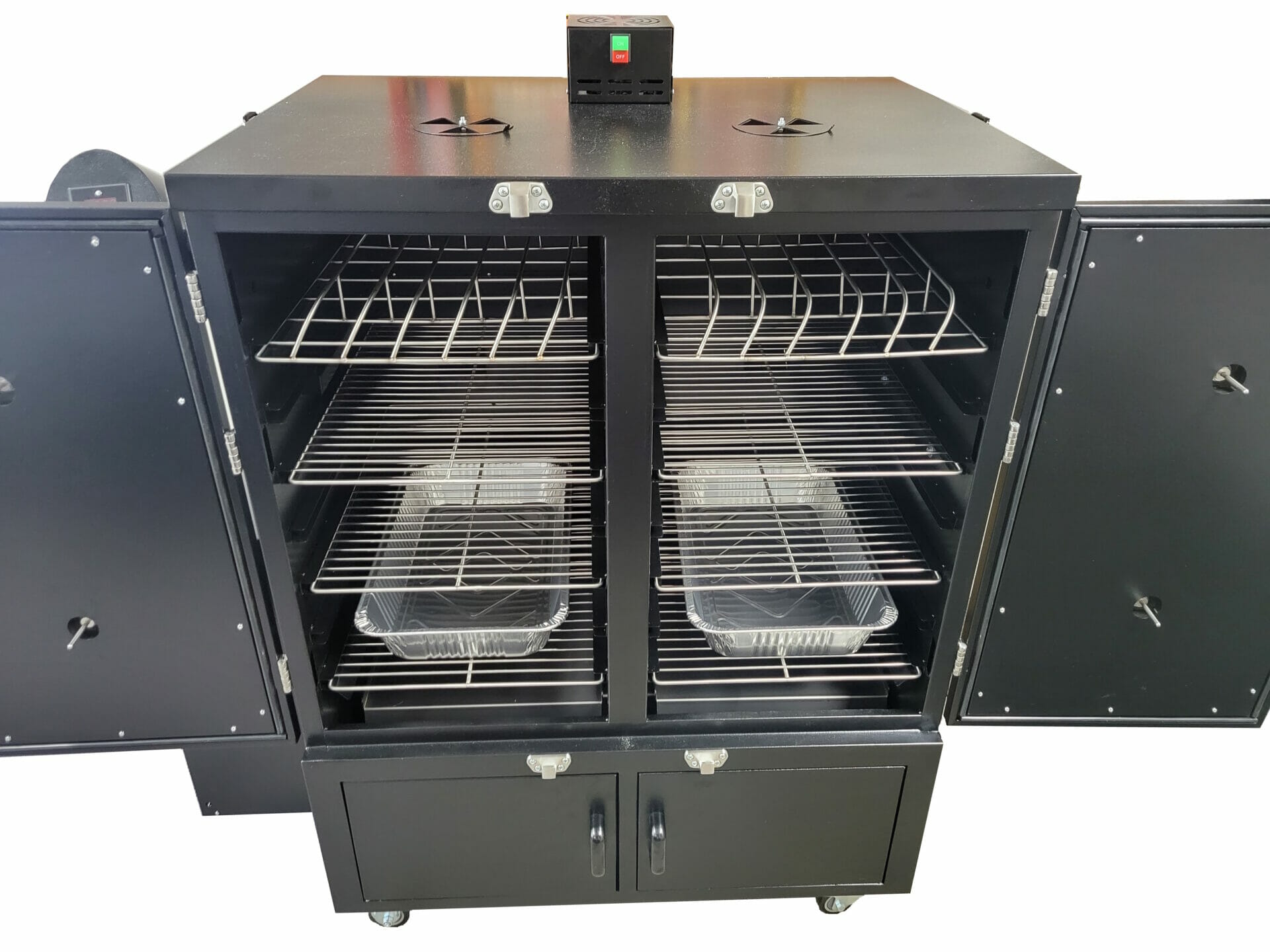 The Pellet Pro Double D 2 Door Vertical Cabinet Smoker Smoke Daddy Inc Bbq Smokers Cold And Grill Parts Accessories