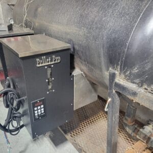 Custom Hopper Bracket for Offset Smokers