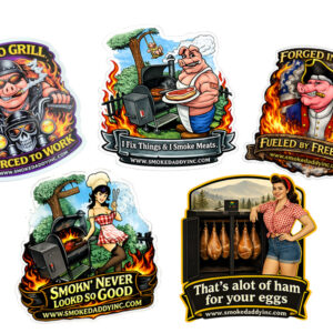 Smoke Daddy Limited-Edition Weather Resistant Stickers